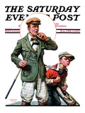 "Hole in One," Saturday Evening Post Cover, September 11, 1926 Giclee Print by Lawrence Toney