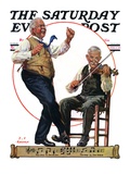 "Jig to a Fiddle," Saturday Evening Post Cover, February 2, 1929 Giclee Print by J.F. Kernan