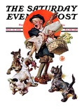 "Barking Up the Wrong Turkey," Saturday Evening Post Cover, November 27, 1926 Giclee Print by J.C. Leyendecker