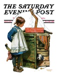"No Girls Allowed," Saturday Evening Post Cover, May 15, 1926 Giclee Print by Lawrence Toney