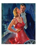 "Formal Couple on Balcony,"July 30, 1938 Reproduction procédé giclée par John LaGatta