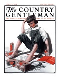 "Build Your Own Radio," Country Gentleman Cover, August 16, 1924 Giclee Print by William Meade Prince
