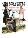 "Bozo, the Talking Dog," Saturday Evening Post Cover, September 1, 1928 Reproduction procédé giclée par Alan Foster