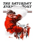 "Pennants for Sale," Saturday Evening Post Cover, November 24, 1923 Reproduction procédé giclée par Elbert Mcgran Jackson