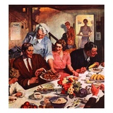 "Second Helping,"September 1, 1947 Giclee Print by Lealand Gustavson