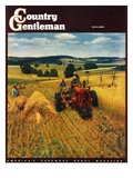 "Wheat Harvest," Country Gentleman Cover, July 1, 1945 Giclee Print by F.P. Sherry