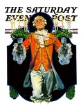 "Candles for Christmas," Saturday Evening Post Cover, December 14, 1929 Giclee Print by Elbert Mcgran Jackson