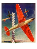 "Airshow,"September 4, 1937 Giclee Print by Clayton Knight