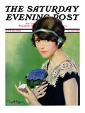 "Purple Posey," Saturday Evening Post Cover, May 22, 1926 Giclee Print by Penrhyn Stanlaws