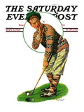 "Bee and Putter," Saturday Evening Post Cover, September 8, 1928 Giclee Print by J.F. Kernan