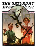 "Pet Shop Monkey," Saturday Evening Post Cover, April 9, 1927 Giclee Print by Frederic Stanley
