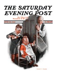 "Bald Baby," Saturday Evening Post Cover, June 20, 1925 Giclee Print by Harry C. Edwards