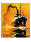 "Freighter,"December 14, 1935 Giclee Print by Edgar Franklin Wittmack