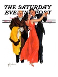"Cutting In," Saturday Evening Post Cover, December 7, 1935 Giclee Print by R.J. Cavaliere