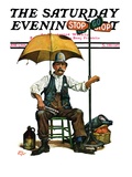 "Traffic Cop," Saturday Evening Post Cover, June 5, 1926 Giclee Print by Alan Foster