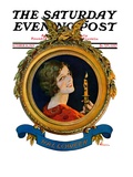 "Reflections of Halloween," Saturday Evening Post Cover, October 26, 1929 Reproduction procédé giclée par Elbert Mcgran Jackson