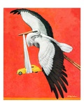 "New Born Automobile,"November 12, 1938 Giclee Print by John Sheridan