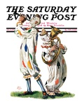 "Musical Clowns," Saturday Evening Post Cover, August 10, 1929 Giclee Print by Alan Foster
