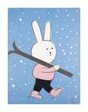 Lala says she goes to Aspen to ski... Giclee Print by Brian Nash