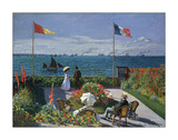Jardin a Sainte-Adresse, 1866/1867 Giclee Print by Claude Monet