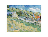 Cottages, 1890 Giclee Print by Vincent van Gogh