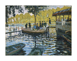 La Grenouillere, 1869 Reproduction procédé giclée par Claude Monet