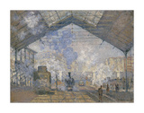 The Saint-Lazare Station, 1877 Giclee Print by Claude Monet