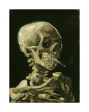 Head of a Skeleton with a Burning Cigarette, 1886 Giclee Print by Vincent van Gogh