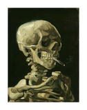 Head of a Skeleton with a Burning Cigarette, 1886 Giclee Print by Vincent van Gogh