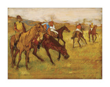 Before the Race, between 1882 and 1884 Giclee Print by Edgar Degas