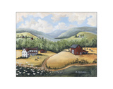 The Hills of Home Giclee Print by Barbara Jeffords