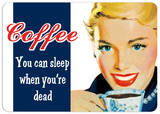 Café Plaque en métal