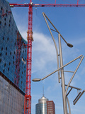 Elbphilharmonie in the Hafencity of Hamburg under Construction Photographic Print by Lorenz Timm
