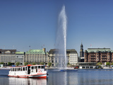 Lake Alster in Hamburg Photographie