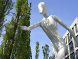 Walking Man Photographic Print