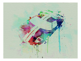 Ford Gt Top Watercolor Posters by  NaxArt