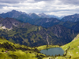 Seealpe Seealpsee with the Fog Horn Photographic Print by Frank Roeder