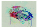 Fiat 500 Watercolor Posters by  NaxArt