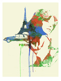 Paris Romance Affiche par  NaxArt