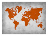 World Map 14 Prints by  NaxArt