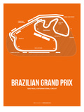 Brazilian Grand Prix 3 Poster von  NaxArt
