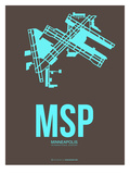 Msp Minneapolis Poster 1 Pósters por NaxArt Msp Minneapolis Poster 1 Pósters por NaxArt