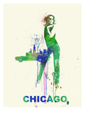 Chicago Romance Poster by  NaxArt