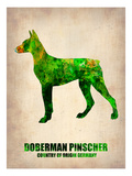 Doberman Pinscher Poster Posters by  NaxArt