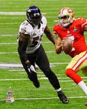 Terrell Suggs Super Bowl XLVII Action Photo Terrell Suggs Super Bowl XLVII Action Photo