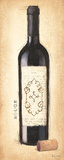 Vintage Rouge Bottle Posters par Emily Adams