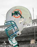 Miami Dolphins Helmet Spotlight Photo