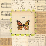 Hope Butterfly Art by Courtney Prahl