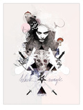 The Big Black Magic Scam Giclee Print by  Mydeadpony