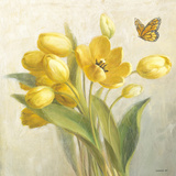 Yellow French Tulips Prints by Danhui Nai